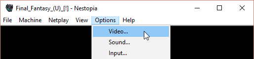Selecting the Video Configuration