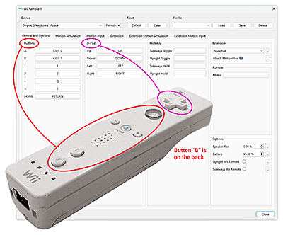 Dolphin's GameCube button configuration