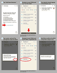 Steps to add the game directory and finish setting up the BIOS