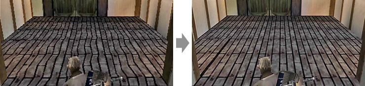 PGXP correcting texture mapping