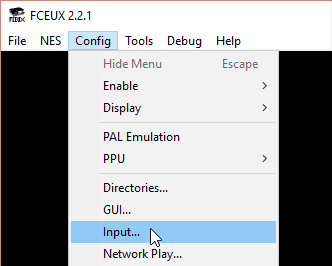 Selecting the Input Configuration