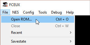 Loading a NES ROM