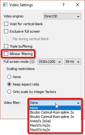 Video filters