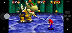 Mario64 running on 64Plus