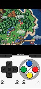 Chrono Trigger running on Delta