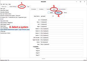 Bringing up the keys associated with a system