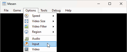 Selecting the Input Configuration