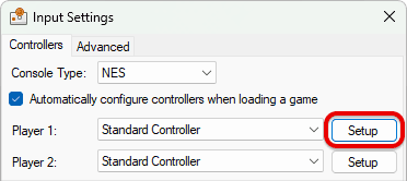 Input Settings