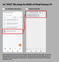 A CHD game with multiple discs and an M3U file