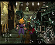 On-screen button overlay