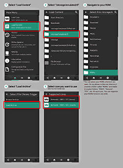 Manually loading a game