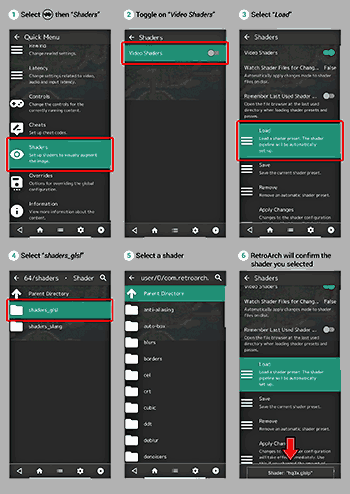 Applying a shader