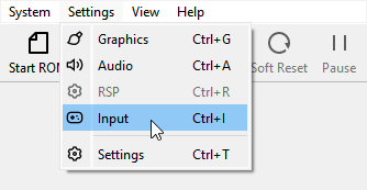 Accessing RMG's input configuration