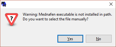 Mednafen executable is not installed in path