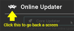 Going back a screen in the UI