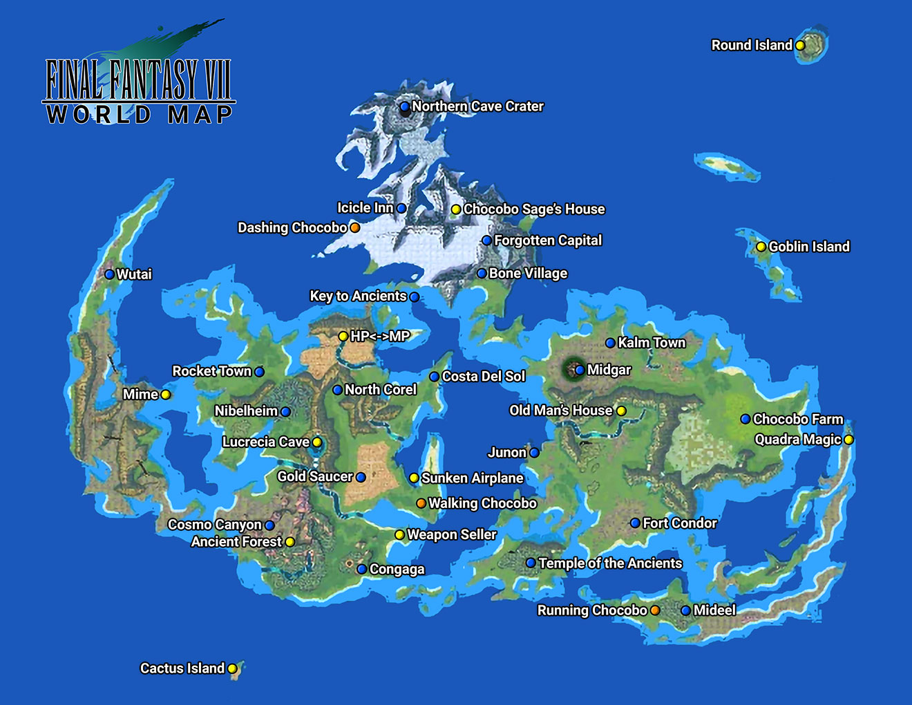 final fantasy viii world map