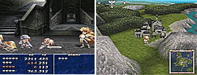 Screen shots from Tales of Phantasia PSX