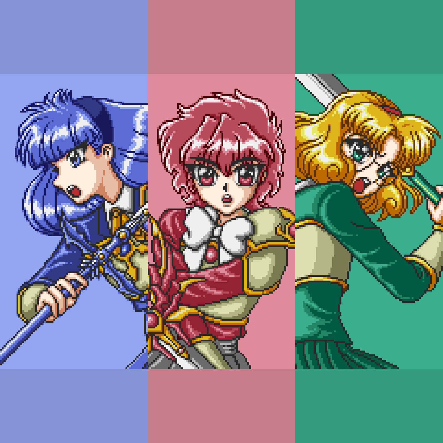 Myers-Briggs typing of the Magic Knight Rayearth Characters.