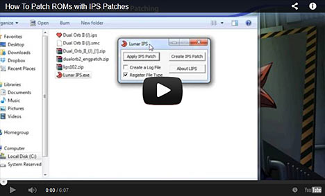 Patching Tutorial on YouTube