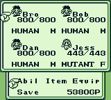 3 humans and 1 mutant