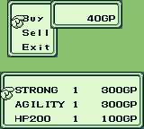 Buying stat potions for humans