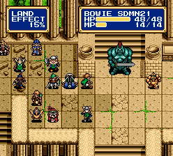 A screenshot from Shining Force II