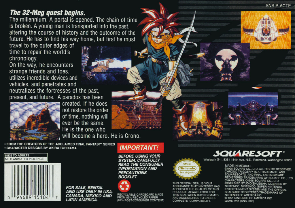 chrono trigger snes price