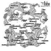 World Map Days 8-10 Labeled - Print Friendly